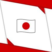 Japon drapeau abstrait Contexte conception modèle. Japon indépendance journée bannière social médias poste. Japon indépendance journée vecteur