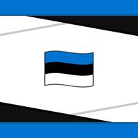 Estonie drapeau abstrait Contexte conception modèle. Estonie indépendance journée bannière social médias poste. Estonie vecteur