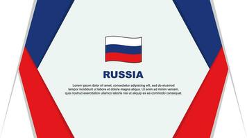 Russie drapeau abstrait Contexte conception modèle. Russie indépendance journée bannière dessin animé vecteur illustration. Russie Contexte