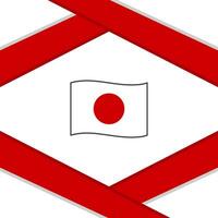 Japon drapeau abstrait Contexte conception modèle. Japon indépendance journée bannière social médias poste. Japon modèle vecteur