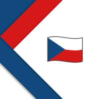 tchèque république drapeau abstrait Contexte conception modèle. tchèque république indépendance journée bannière social médias poste. tchèque république vecteur