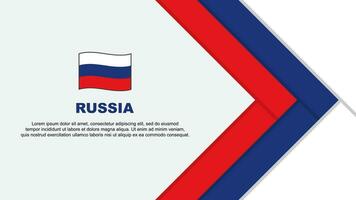 Russie drapeau abstrait Contexte conception modèle. Russie indépendance journée bannière dessin animé vecteur illustration. Russie dessin animé