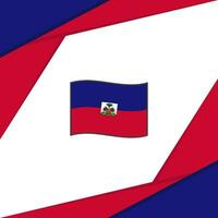 Haïti drapeau abstrait Contexte conception modèle. Haïti indépendance journée bannière social médias poste. Haïti Contexte vecteur