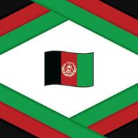 afghanistan drapeau abstrait Contexte conception modèle. afghanistan indépendance journée bannière social médias poste. afghanistan modèle vecteur