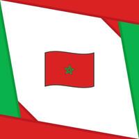 Maroc drapeau abstrait Contexte conception modèle. Maroc indépendance journée bannière social médias poste. Maroc modèle vecteur