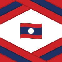 Laos drapeau abstrait Contexte conception modèle. Laos indépendance journée bannière social médias poste. Laos modèle vecteur