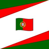 le Portugal drapeau abstrait Contexte conception modèle. le Portugal indépendance journée bannière social médias poste. le Portugal drapeau vecteur