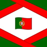 le Portugal drapeau abstrait Contexte conception modèle. le Portugal indépendance journée bannière social médias poste. le Portugal illustration vecteur