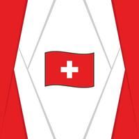 Suisse drapeau abstrait Contexte conception modèle. Suisse indépendance journée bannière social médias poste. Suisse Contexte vecteur