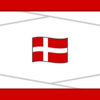 Danemark drapeau abstrait Contexte conception modèle. Danemark indépendance journée bannière social médias poste. Danemark vecteur