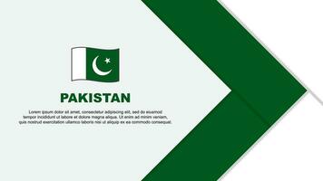 Pakistan drapeau abstrait Contexte conception modèle. Pakistan indépendance journée bannière dessin animé vecteur illustration. Pakistan dessin animé
