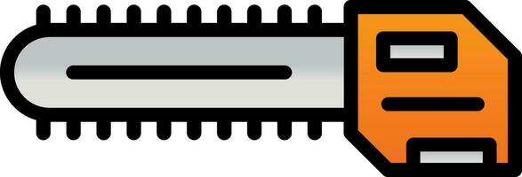 conception d'icône vecteur tronçonneuse