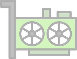 conception d'icône de vecteur de carte vga