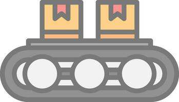 conception d'icône de vecteur de bande transporteuse