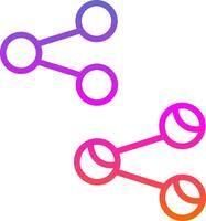 partager la conception d'icônes vectorielles vecteur