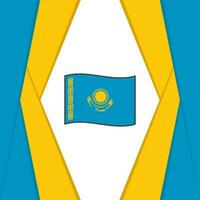 kazakhstan drapeau abstrait Contexte conception modèle. kazakhstan indépendance journée bannière social médias poste. kazakhstan drapeau vecteur