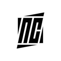 modèle de conception de monogramme de logo vecteur