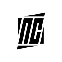 modèle de conception de monogramme de logo vecteur