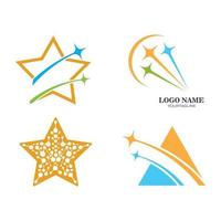 Star express plus rapide icône logo vector illustration