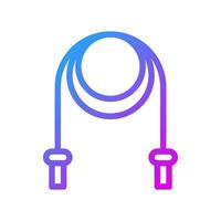 sauter corde icône pente violet sport symbole illustration. vecteur
