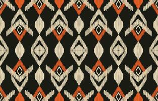 ethnique abstrait ikat art. aztèque ornement imprimer. géométrique ethnique modèle sans couture Couleur Oriental. conception pour Contexte ,rideau, tapis, fond d'écran, vêtements, emballage, batique, vecteur illustration.