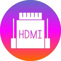 hdmi vecteur icône conception