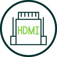 hdmi vecteur icône conception