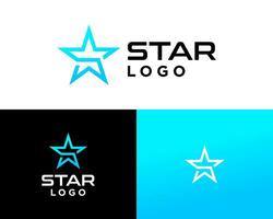 lettre s monogramme étoile logo conception. vecteur