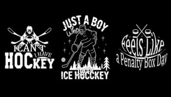 le hockey typographie t chemise conception, hockey vecteur. branché, typographie t chemise conception, t-shirt conception vecteur, branché, vêtements, la glace le hockey, rétro, jeu, vecteur