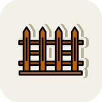 conception d'icône de vecteur de clôture