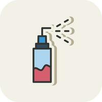 parfum atomiseur vecteur icône conception