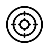 objectif icône vecteur symbole conception illustration