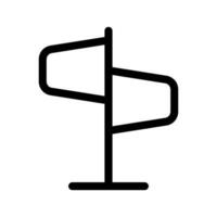 poteau indicateur icône vecteur symbole conception illustration