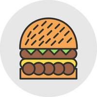 blt sandwich vecteur icône conception