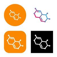 icône de vecteur de molécule