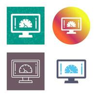 icône de vecteur de test de vitesse