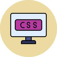 icône de vecteur css