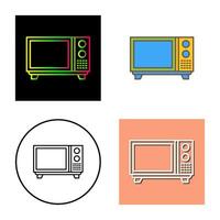 icône de vecteur de micro-ondes