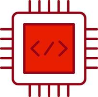 icône de vecteur de processeur
