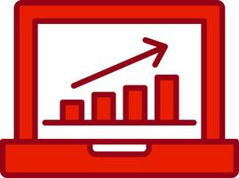 icône de vecteur de croissance