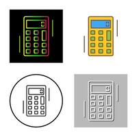 icône de vecteur de calculatrice