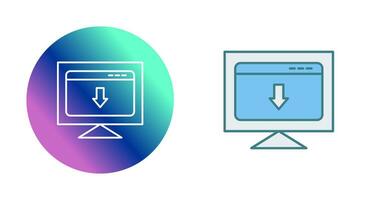 télécharger l'icône de vecteur de page Web