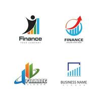 affaires la finance logo modèle vecteur
