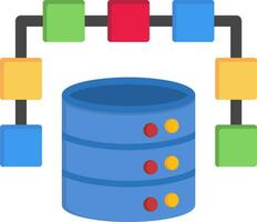 icône de vecteur de données structurées
