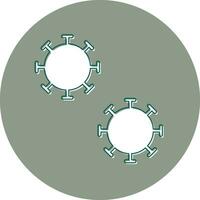 icône de vecteur de bactéries