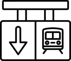 icône de vecteur d'arrivée