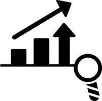 icône de vecteur d'analyse de marché