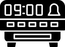 icône de vecteur d & # 39; horloge numérique