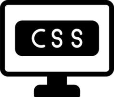 icône de vecteur css