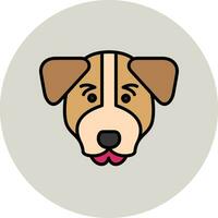 jack Russell terrier vecteur icône